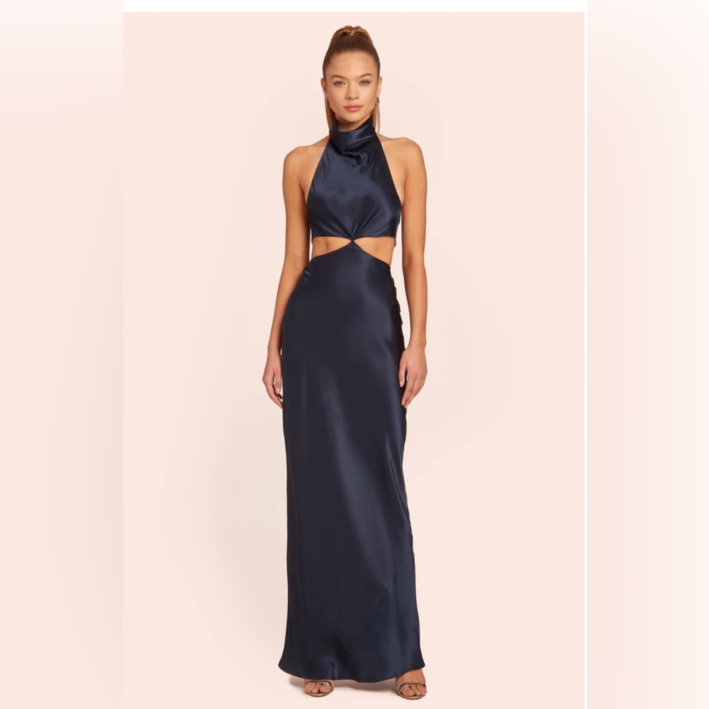 Amanda Uprichard Kaye Silk Maxi Dress